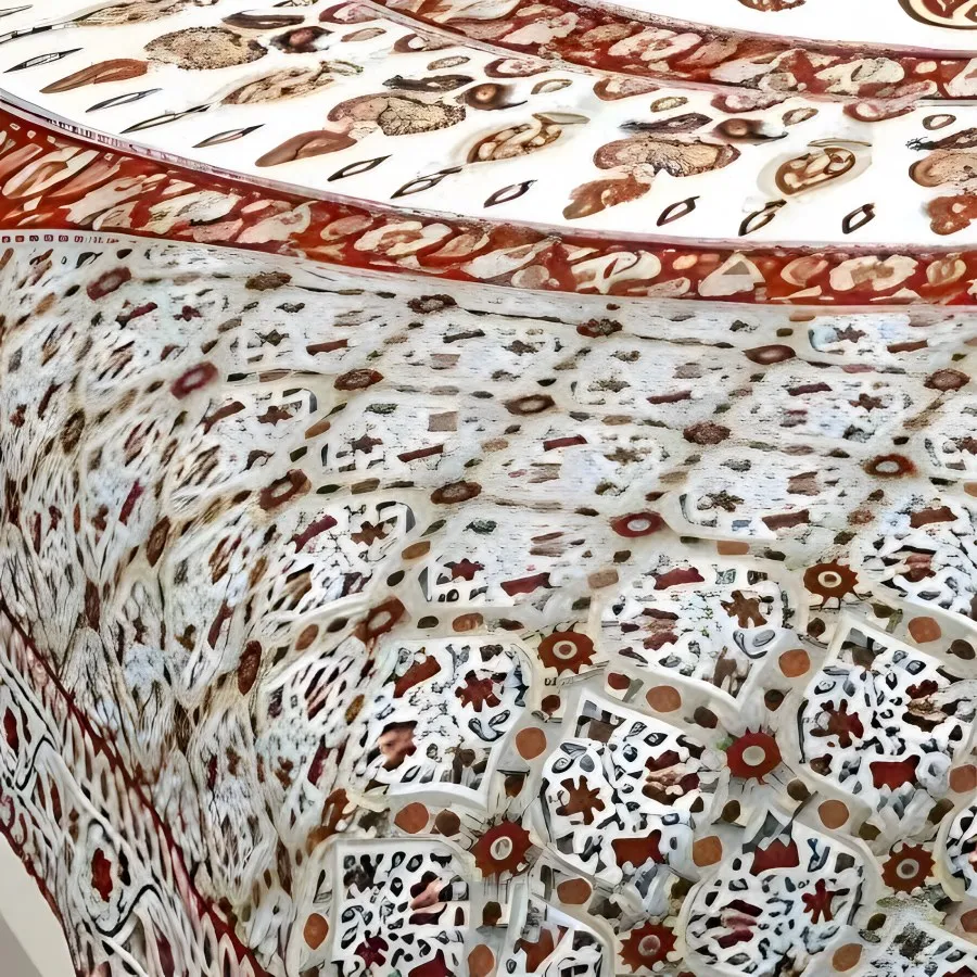 Close-up of the Desire Look Mandala print