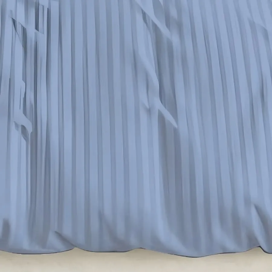 Close-up of the woven satin stripe in D. Blue (ST-02)