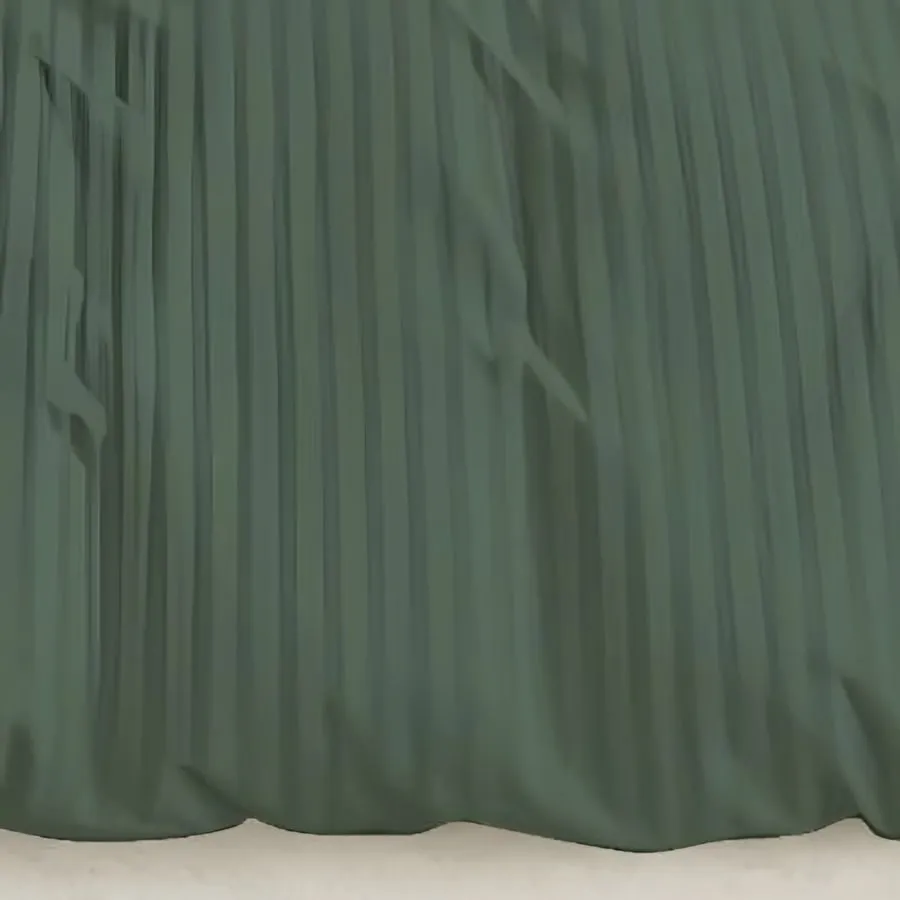 Close-up of the woven satin stripe in D. Green (ST-07)