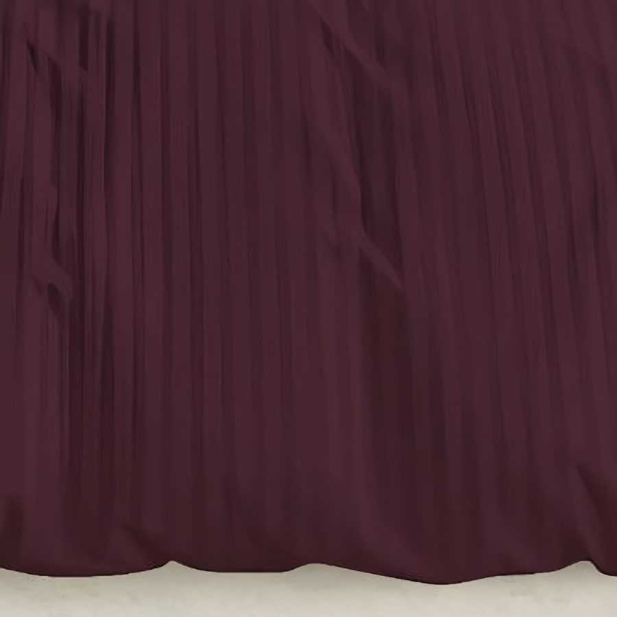 Close-up of the woven satin stripe in Coffee (ST-09)