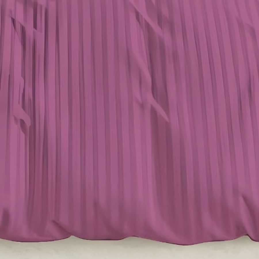 Close-up of the woven satin stripe in Gajri (ST-10)