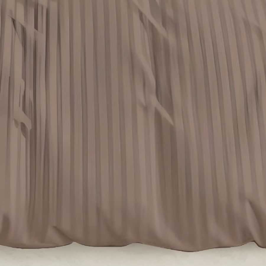 Close-up of the woven satin stripe in Khaki (ST-11)