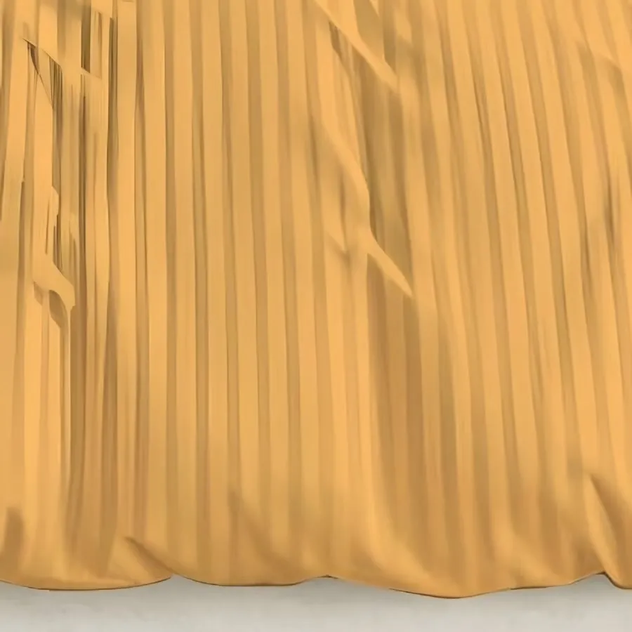 Close-up of the woven satin stripe in Yellow (ST-13)